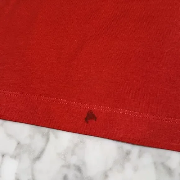 Moschino Kids Multicolor Logo Red Tee 4Y - Picture 3 of 5